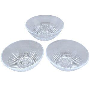 Princess House Royal Highlights Bowls Serving Bowl and Two Salad Bowls Set of 3
